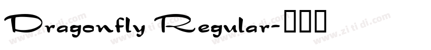 Dragonfly Regular字体转换